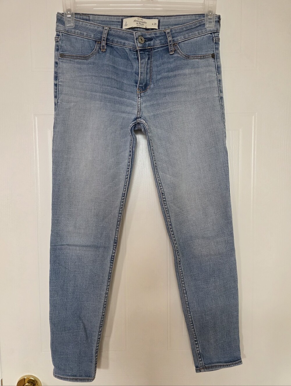 Abercrombie & Fitch Skinny Jeans, Light Blue, 26 / 2